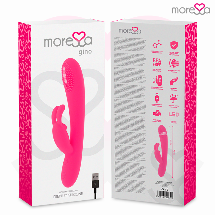 MORESSA - GINO PREMIUM SILICONE RECARREGVEL