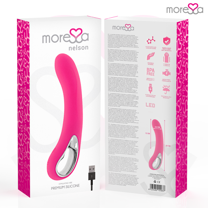 MORESSA - NELSON PREMIUM SILICONE RECARREGVEL