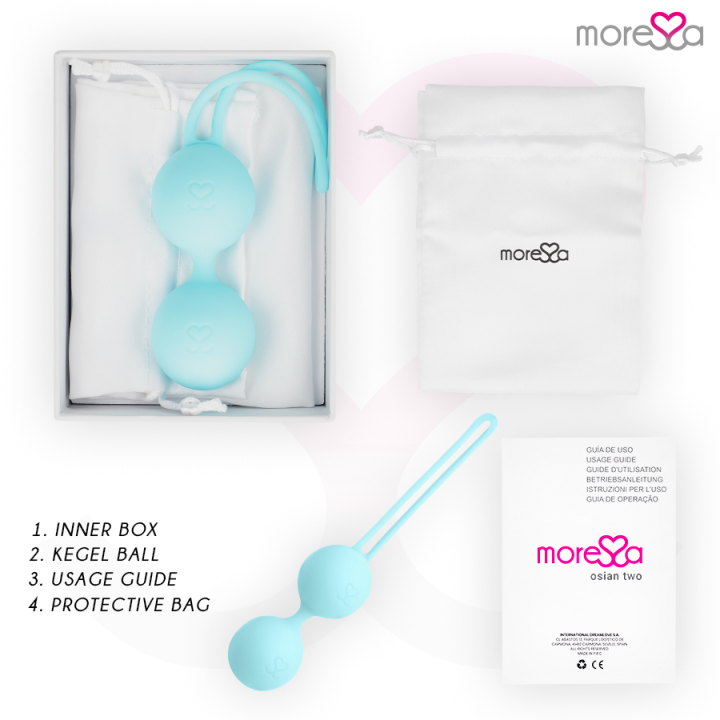 MORESSA - OSIAN DOIS SILICONE TURQUESA PREMIUM
