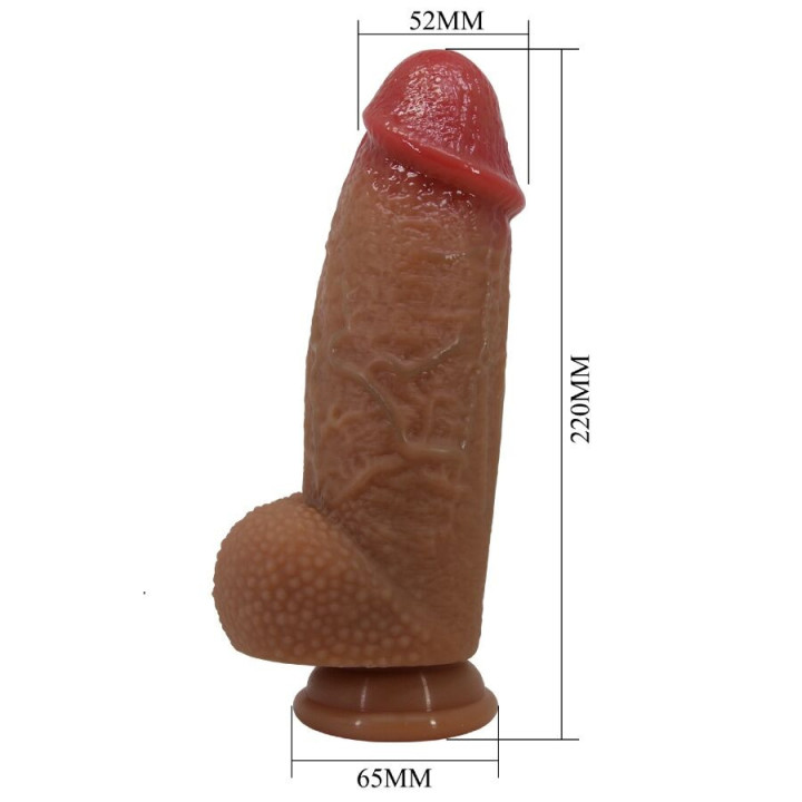 PRETTY LOVE - ACHILLE DILDO ULTRA REALISTA 22 CM
