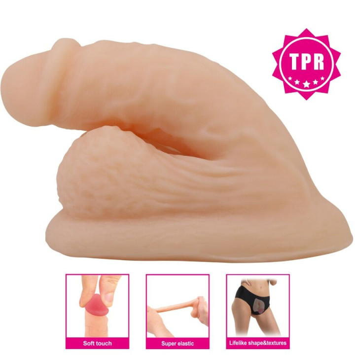 PRETTY LOVE - WILDON DILDO ULTRA REALISTA E ELÁSTICO 10 CM NATURAL