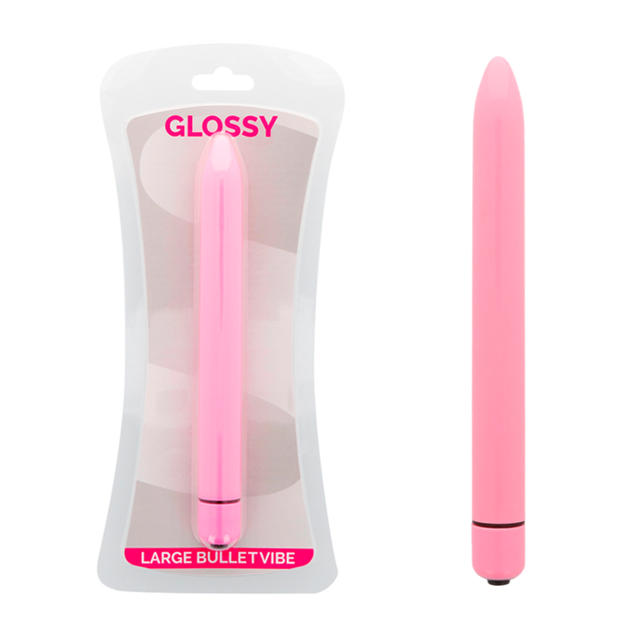 GLOSSY SLIM - VIBRADOR ROSA