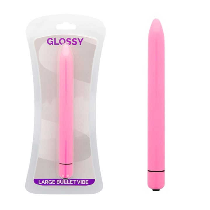 GLOSSY - VIBRADOR SLIM DEEP ROSE