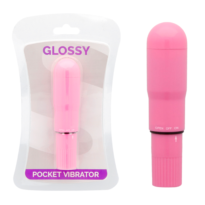 GLOSSY - VIBRADOR DE BOLSO DEEP ROSE