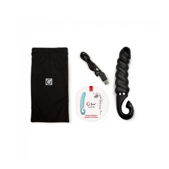 G-VIBE - G-JACK 2 - DILDO VIBRANTE PRETO