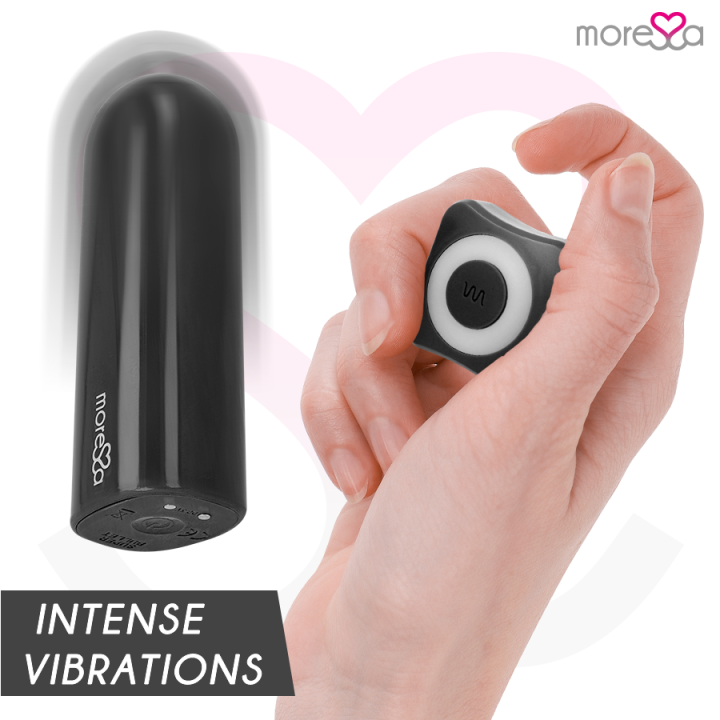 MORESSA - NIX VIBRADOR CONTROLE REMOTO PRETO