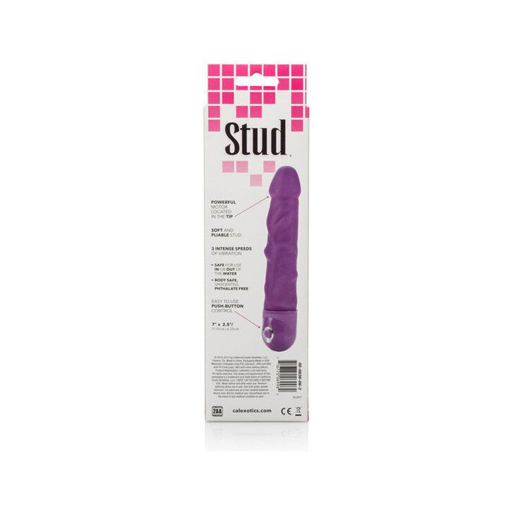 CALEXOTICS - POWER STUD ROD VIBRADOR ROSA