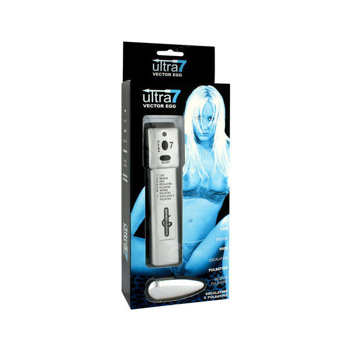 SEVEN CREATIONS - ULTRA 7 VECTOR VIBRATING EGG