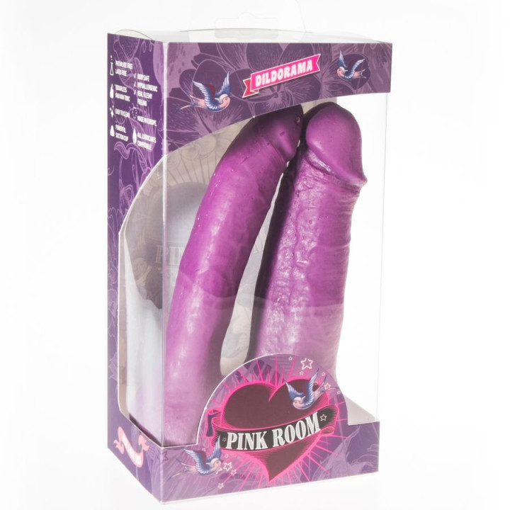PINK ROOM - DILDO REALISTA ARTHUS VIOLA 17CM/15.5CM