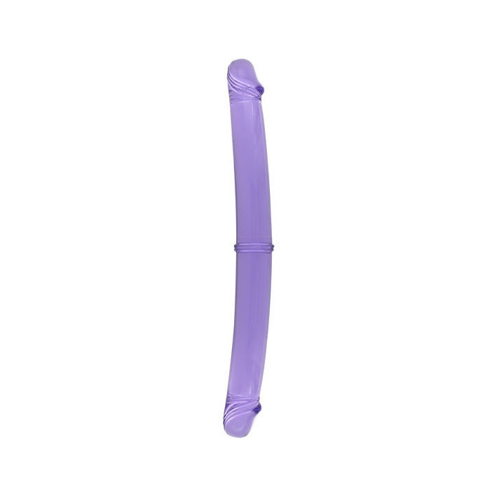 SEVEN CREATIONS - DUPLO PÊNIS 30 CM ROXO