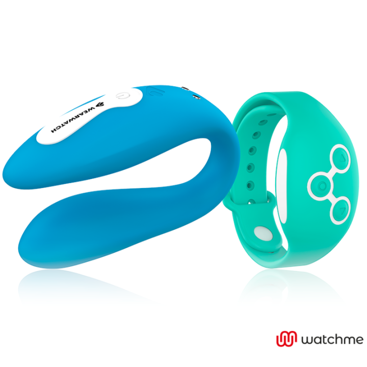 WEARWATCH - VIBRADOR WATCHME DE TECNOLOGIA DUPLA INDIGO/ÁGUA DO MAR