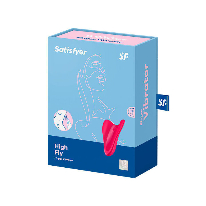 SATISFYER - VIBRADOR DE DEDO HIGH FLY FÚCSIA