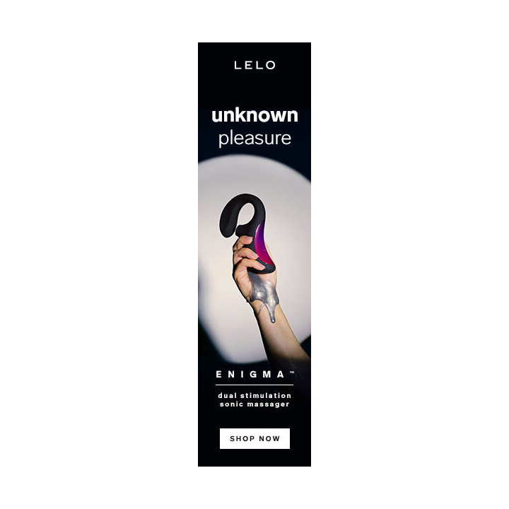 LELO - ENIGMA MASSAGER DE ESTIMULAO DE DUPLA SUCO PRETO