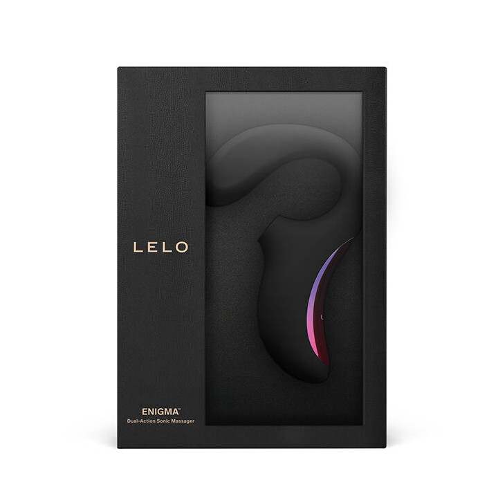LELO - ENIGMA MASSAGER DE ESTIMULAO DE DUPLA SUCO PRETO