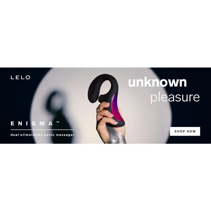 LELO - ENIGMA MASSAGER DE ESTIMULAO DE DUPLA SUCO PRETO