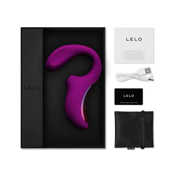 LELO - ENIGMA ESTIMULAO DE DUPLA SUCO DEEP ROSE MASSAGER