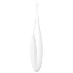 SATISFYER - VIBRADOR TWIRLING FUN TIP BRANCO