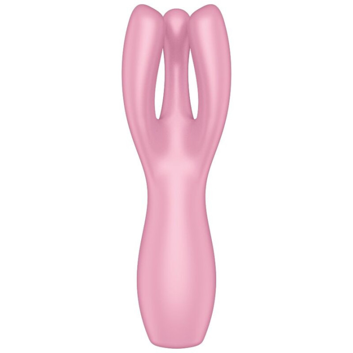 SATISFYER - VIBRADOR THREESOME 3 ROSA