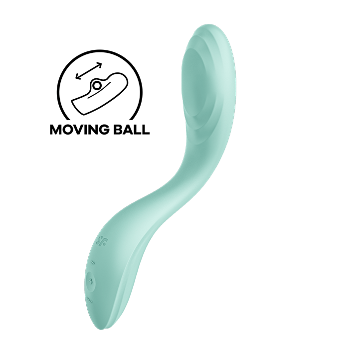 SATISFYER - VIBRADOR RRROLLING PLEASURE GSPOT VERDE