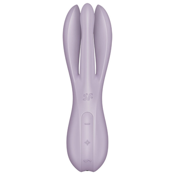 SATISFYER - VIBRADOR THREESOME 2 VIOLETA