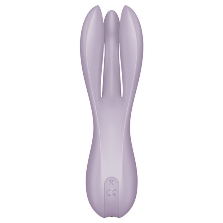 SATISFYER - VIBRADOR THREESOME 2 VIOLETA