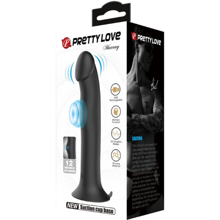PRETTY LOVE - MURRAY BLACK VIBRADOR E SUCÇÃO CLITÓRICA