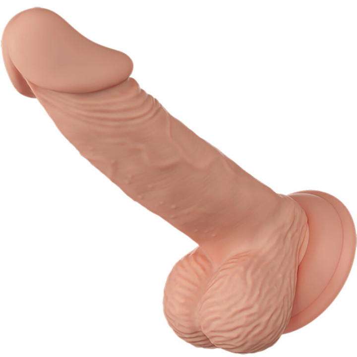 BAILE - ENCONTRO LINDO ZEBULON DILDO FLEXÍVEL REALISTA 19.4 CM NATURAL