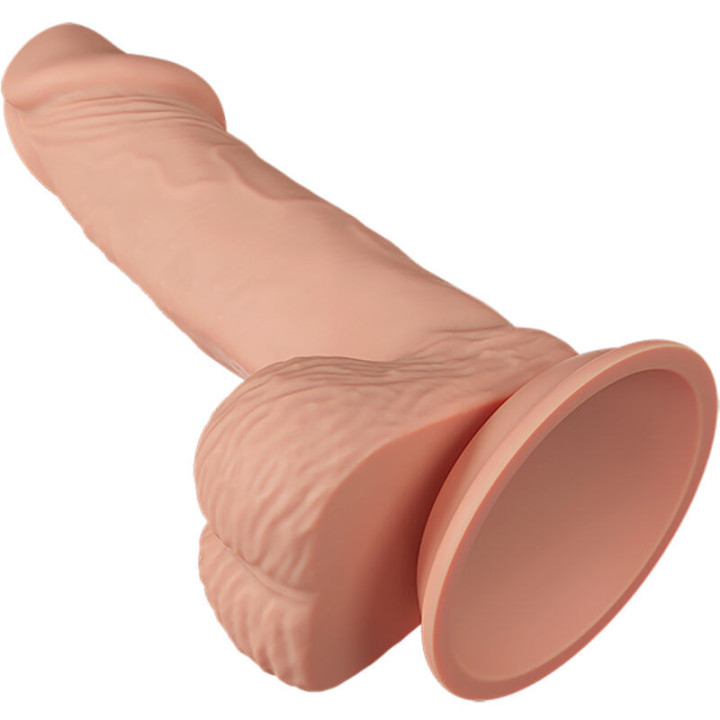 BAILE - ENCONTRO LINDO ZEBULON DILDO FLEXÍVEL REALISTA 19.4 CM NATURAL