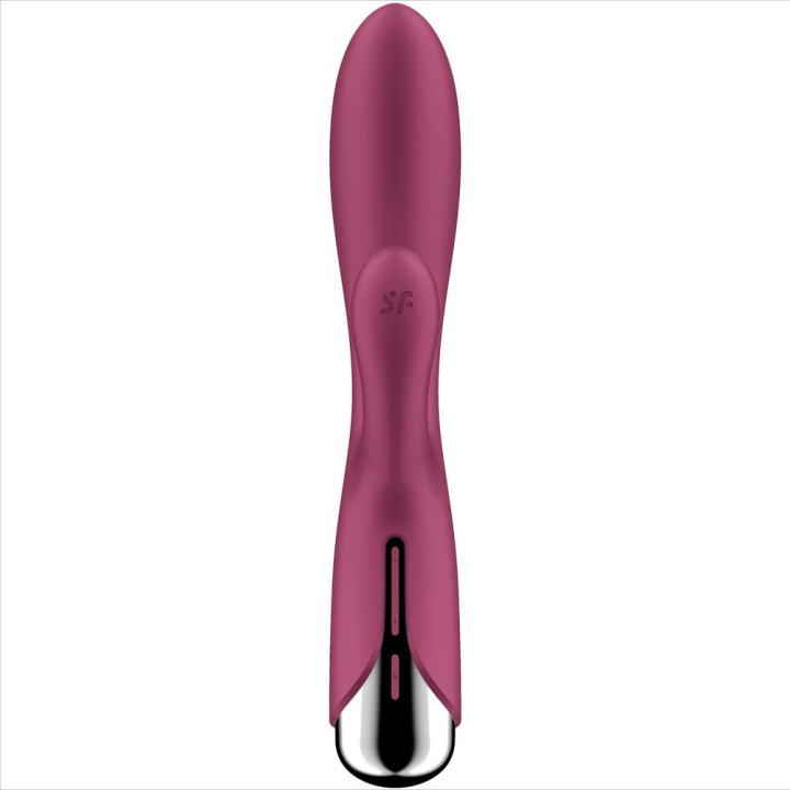 SATISFYER - COELHO GIRATÓRIO 1 CLITÓRIS E ESTIMULAO DE PONTO G VERMELHO