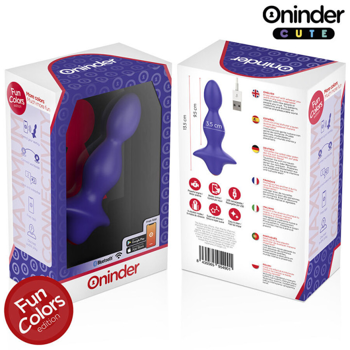 ONINDER CUTE - PLUG ANAL VIBRANTE LOVE BUTT - APLICATIVO MUNDIAL GRATUITO