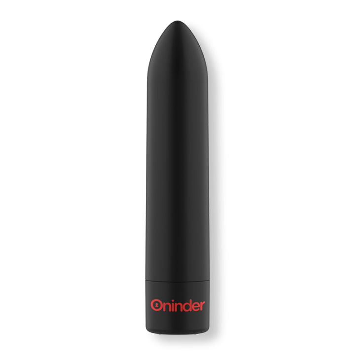 ONINDER - BERLIN BULLET VIBRADOR PRETO 9 MODOS 8.5 X 2 CM - APLICATIVO GRATUITO