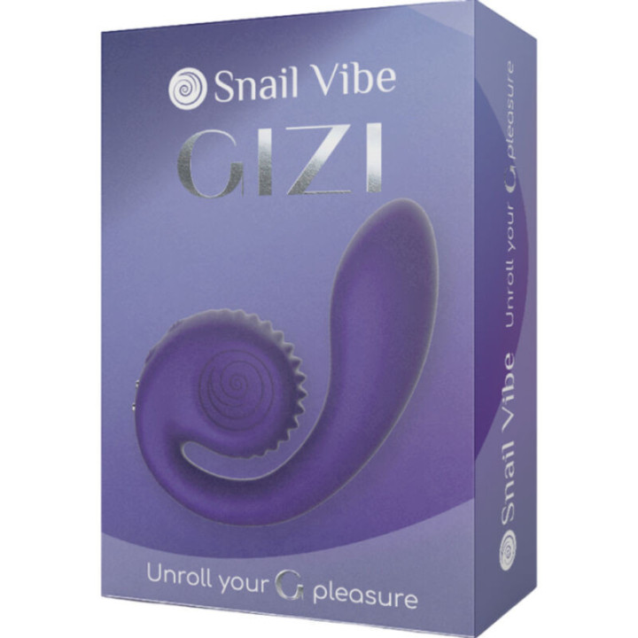 SNAIL VIBE - ESTIMULADOR DUPLO GIZI VIOLETA