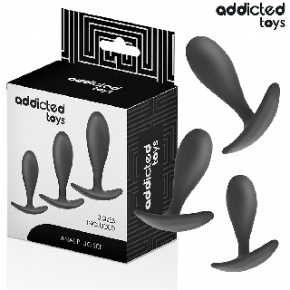 ADDICTED TOYS - CONJUNTO DE 3 PLUG ANAL MODELO 2