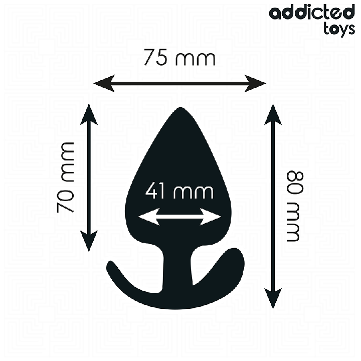 ADDICTED TOYS - PLUG ANAL TAMANHO L 8 CM