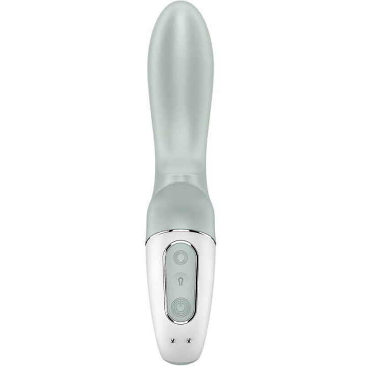 SATISFYER - AIR PUMP BOOTY 3 VIBRADOR ANAL INFLÁVEL GREYGREEN