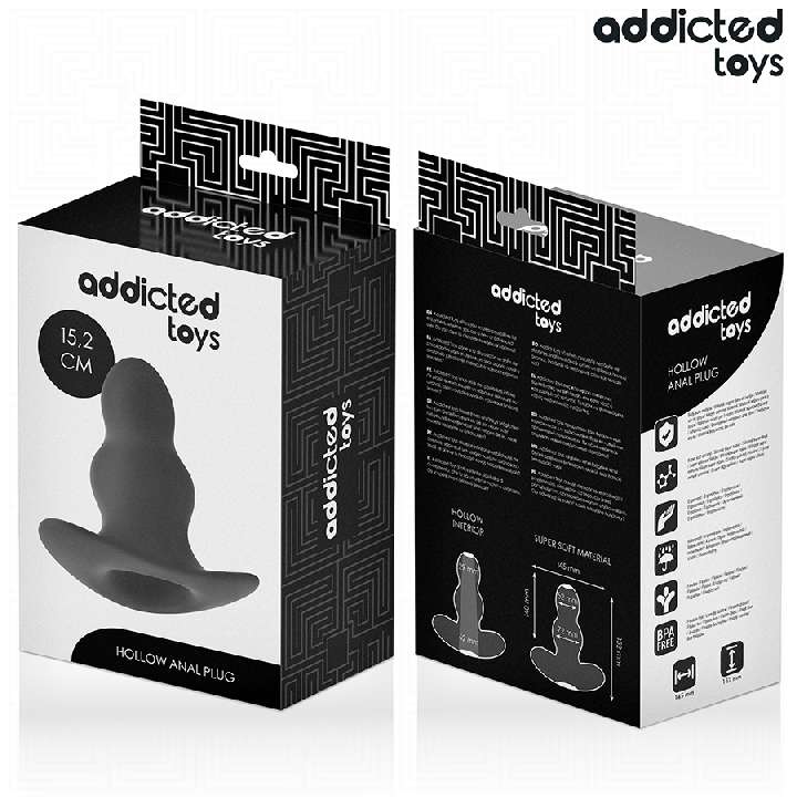 ADDICTED TOYS - PLUG ANAL OCO TAMANHO XXL 15.2 CM