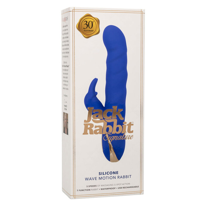 CALEXOTICS - JACK RABBIT VIBRADOR WAVE MOTION AZUL