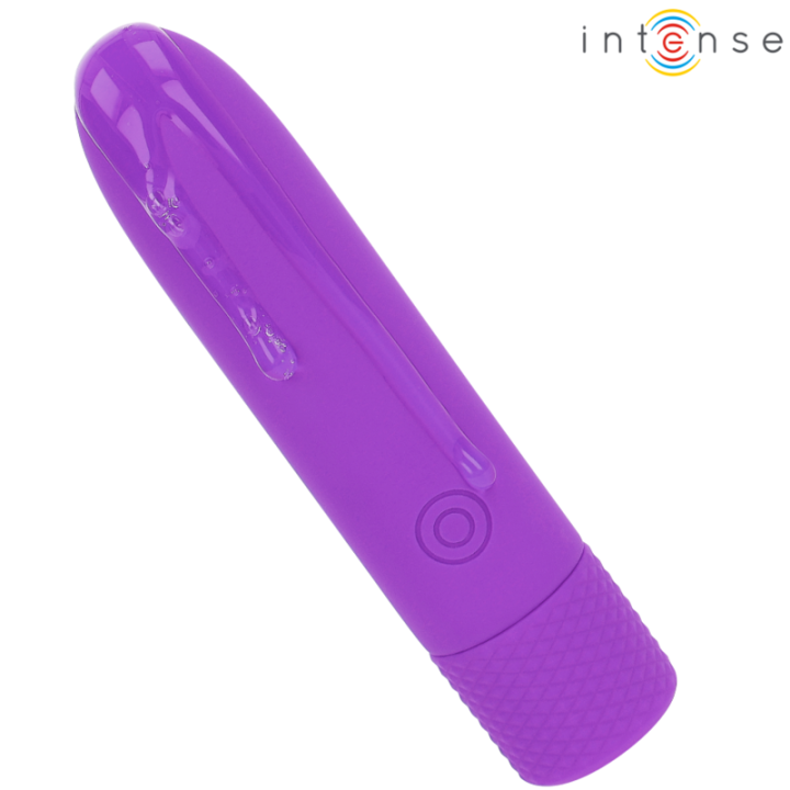 INTENSE - SYMONE  USB RECARREGÁVEL VIBRATÓRIA BULLET 8 VIBRAÇÕES ROXO 10 X 2.2 CM
