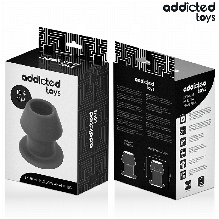 ADDICTED TOYS - PLUG ANAL EXTREMO OCO TAMANHO L 10.4 CM