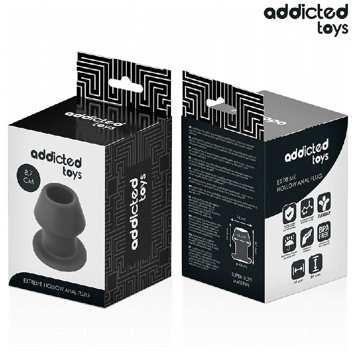 ADDICTED TOYS - PLUG ANAL EXTREMO OCO TAMANHO M 8.7 CM