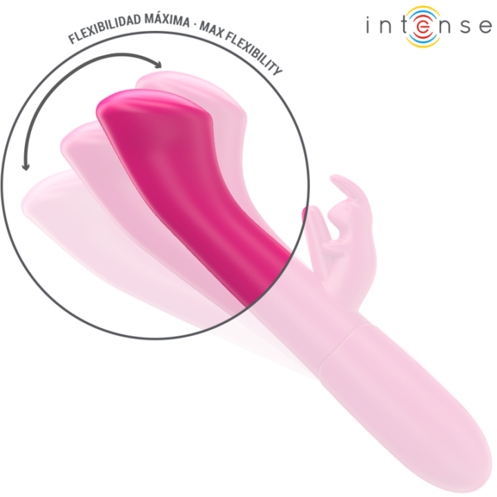 INTENSE - JULIETA RABBIT VIBRADOR 18.6 CM 10 VIBRAÇÕES ROSA