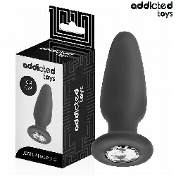 ADDICTED TOYS - PLUG ANAL COM JOIA TAMANHO M 10,4 CM