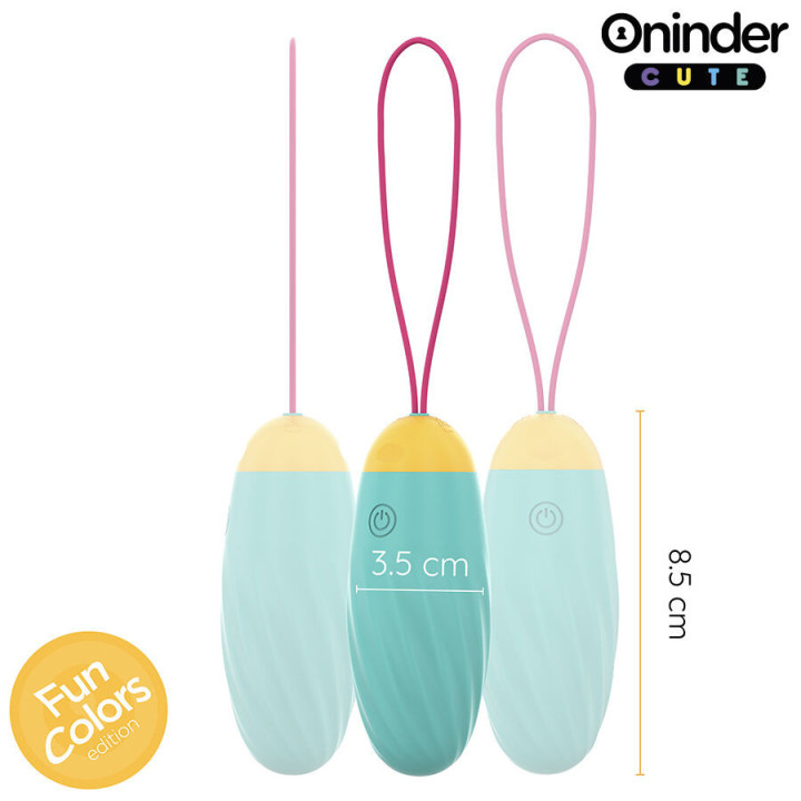 ONINDER CUTE - OVO DE SILICONE VIBRO-GIRATÓRIO LOVE PLEASURE - APLICATIVO MUNDIAL GRATUITO