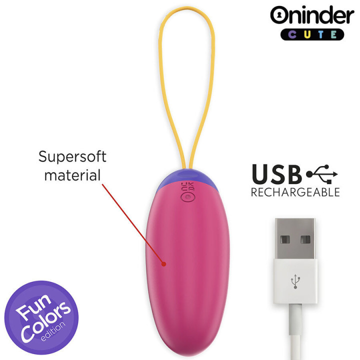 ONINDER CUTE - OVO DE SILICONE COM VIBRO-ONDAS E PRAZER DE AMOR - APLICATIVO MUNDIAL GRATUITO