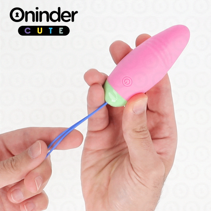 ONINDER CUTE - OVO VIBRO-GIRATÓRIO LOVE PLEASURE 360 SILICONE - APLICATIVO MUNDIAL GRATUITO