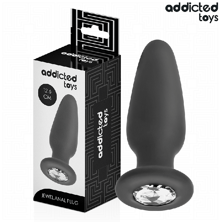 ADDICTED TOYS - PLUG ANAL COM JOIA TAMANHO L 12.6 CM