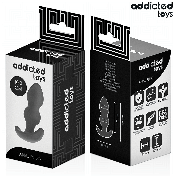 ADDICTED TOYS - PLUG ANAL TAMANHO S 10.3 CM