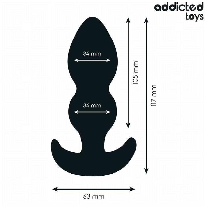 ADDICTED TOYS - PLUG ANAL TAMANHO L 11.7 CM