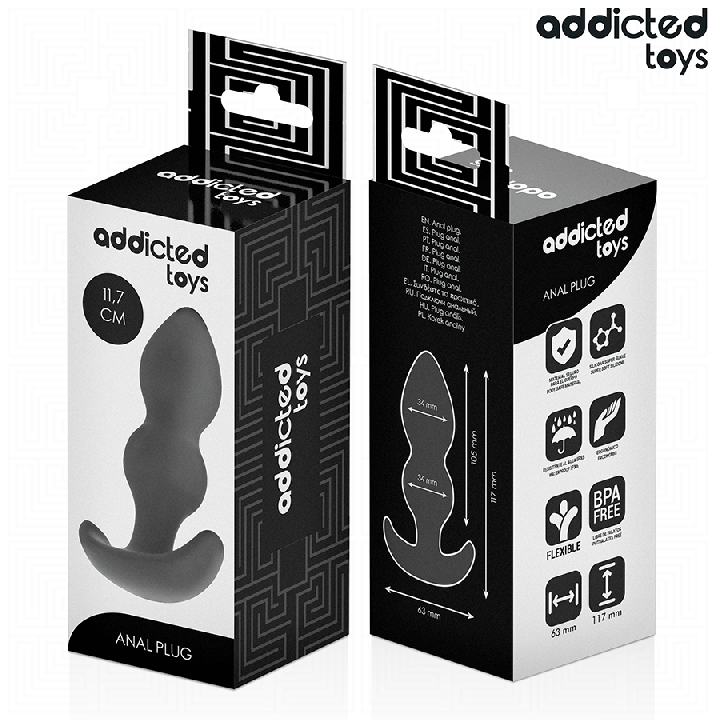 ADDICTED TOYS - PLUG ANAL TAMANHO L 11.7 CM