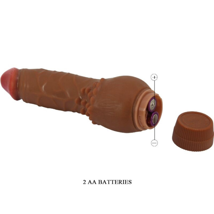 BAILE - BARBARA VIBRADOR REALISTA 19.5 CM MULATO